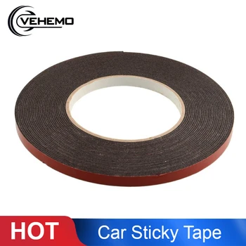 

Vehemo New Double Sided Car Truck Vehicle Trim Moulding & Badge Foam Sticky Tape Strong Adhesive 6mmx10m Heavy Duty