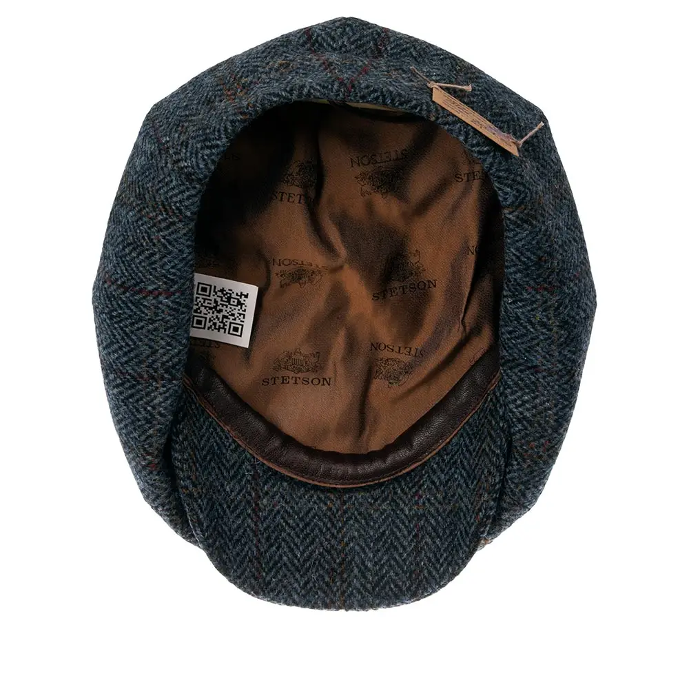 Panel Topi Harris Tweed (Biru 