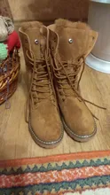 Winter Shoes Women Boots TUINANLE Rubber Botas Mujer Woman Mid-Calf No Invierno Warm