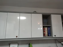 Self-Adhesive Wallpaper Kitchen-Cabinets Vinyl Glossy PVC Decorative-Film Removable DIY
