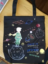 YXZ nuevo patrón de Principito bolsas de lona estilo japonés pequeño arte fresco bolso de hombro para las mujeres bolsas de compras Ins bolsa grande de Estudiante