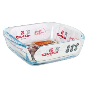 

Serving Platter Quttin 1,1 L Crystal Squared (19,7 x 16,8 x 5,6 cm)
