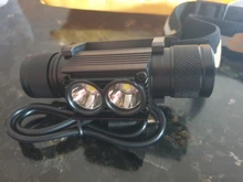 Mini Headlamp Head-Torch Waterproof Flashlight LED Hunting Rechargeable High-Power Boruit xm-L2