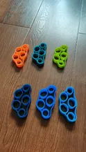 Pinza de dedo portátil para entrenamiento de fuerza banda de resistencia de silicona, agarre de mano, muñeca, Yoga, estirador de dedos, ejercicio, 3/6 Uds.
