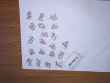 50-200 unids/lote 4 6 8 10 12 mm saltar anillos dobles lazos Color oro conectores de anillos partidos para suministros de fabricación de la joyería DiY