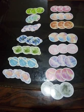 45 unids/pack divertido planeta cuarderno de recortes con pegatinas decorativas palo etiqueta diario papelería álbum diario pegatinas
