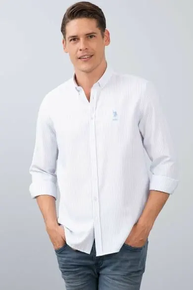 Uss. POLO ASSN. Мужские тканые Gomlek