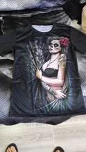 Mens T-Shirts Clothing Tops Horror Skull Boys Summer Fashion O-Neck Hip-Hop Large-Size