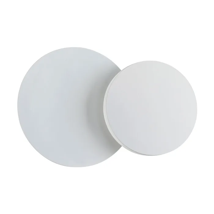 бра белый круг