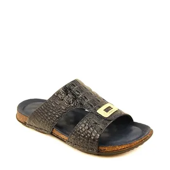 

Forelli Male Genuine Leather Navy Blue Slippers 49113 Made in Turkey Sneaker Slipper Sandal Anatomical Shoes Expert