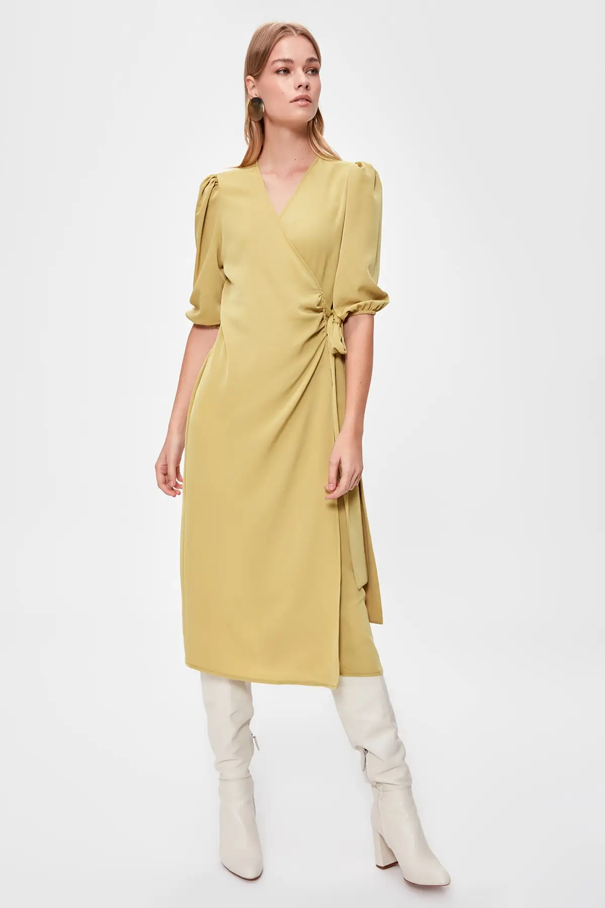 

Trendyol Belted Double Breasted Dress TWOAW20EL1361