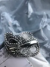 2021 nueva moda rectángulo negro colgante, collar de los hombres de moda Simple cadena de acero inoxidable collar de hombre joyería, regalo