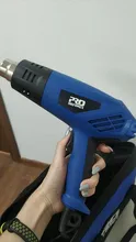 PROSTORMER-pistola de aire caliente eléctrica de 220V, herramienta eléctrica Industrial de 2 temperaturas variables, 2000W, con cuatro accesorios de boquilla