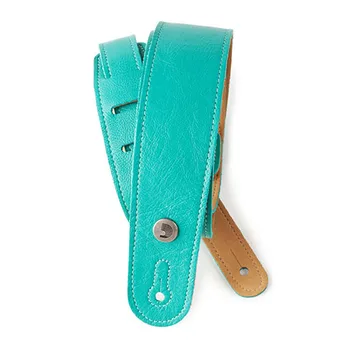 

20gl04 slim garment guitar strap, leather, sea wave, Planet Waves