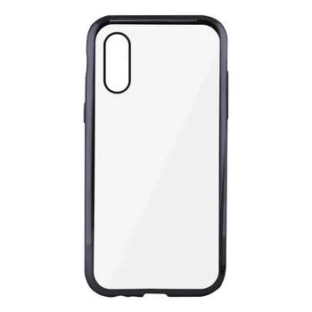 

Mobile cover Iphone Xs Max KSIX Flex Metal Transparent