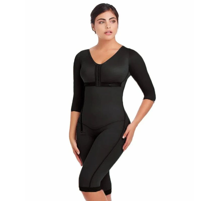 spanx bodysuit Fajas Cinta Modeladora Body Shaper Compression Seamless Tummy Control Shapewear Slimming Waist Trainer Bodysuit Corset Crop Top best tummy control shapewear