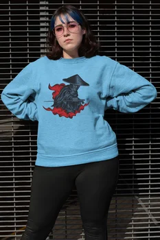 

Angemiel Wear Warrior Women 'S Blue Women Sweatshirts
