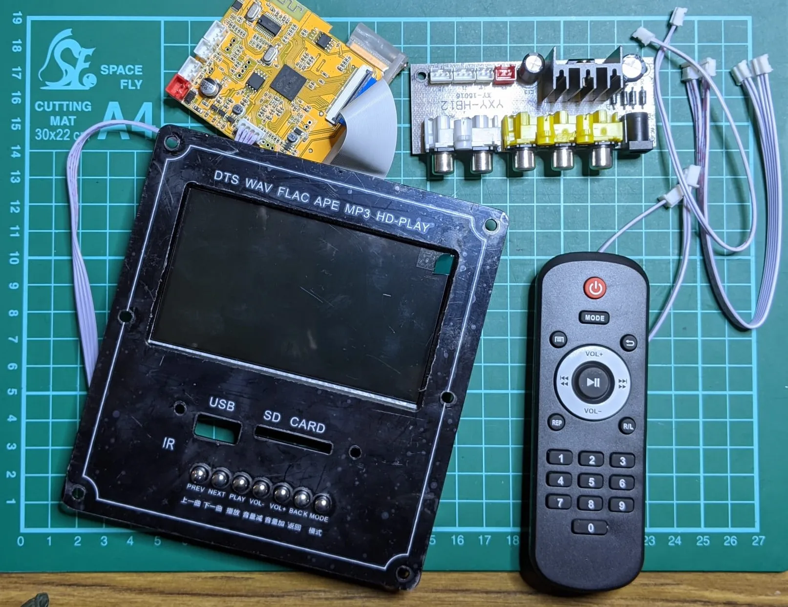 4.3Inch LCD Audio Video Decoder Board DTS Lossless Bluetooth