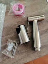 Faucet-Sprayer Shower-Head Toilet Bidet Bathroom Stainless-Steel Self-Cleaning No-Punch