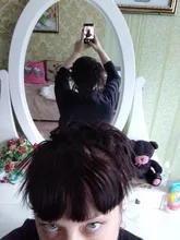 Bicicleta con sintético Flexible moño para el cabello rizado cabello moño elástico sucio ondulado Scrunchies abrigo de cola de caballo de pelo banda Exte