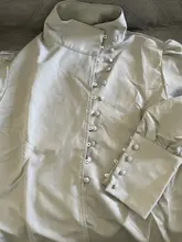 Turtleneck Blouse Puff-Sleeve White Shirt Ladies Top OOTN Office Elegant Casual Solid