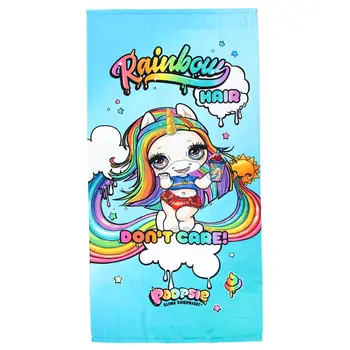 

Towel Rainbow Poopsie microfiber