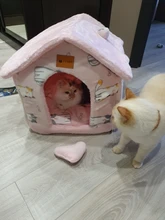 Bed-Mat Basket Kennel Sofa Pet-Products Dog-House Cat-Nest Puppy Cave Dogs Foldable Small