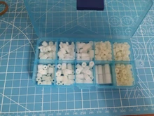 Tornillo de nailon M3NH1 M3, separador de nailon hexagonal Blanco/Negro, cabeza plana, espaciado de plástico de nailon, tuercas, 300 Uds.