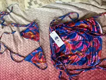 AIUJXK-Conjunto de Bikini con estampado triangular para mujer, Top y falda, bañador Sexy, ropa de playa, traje de baño de 2 piezas, 2021