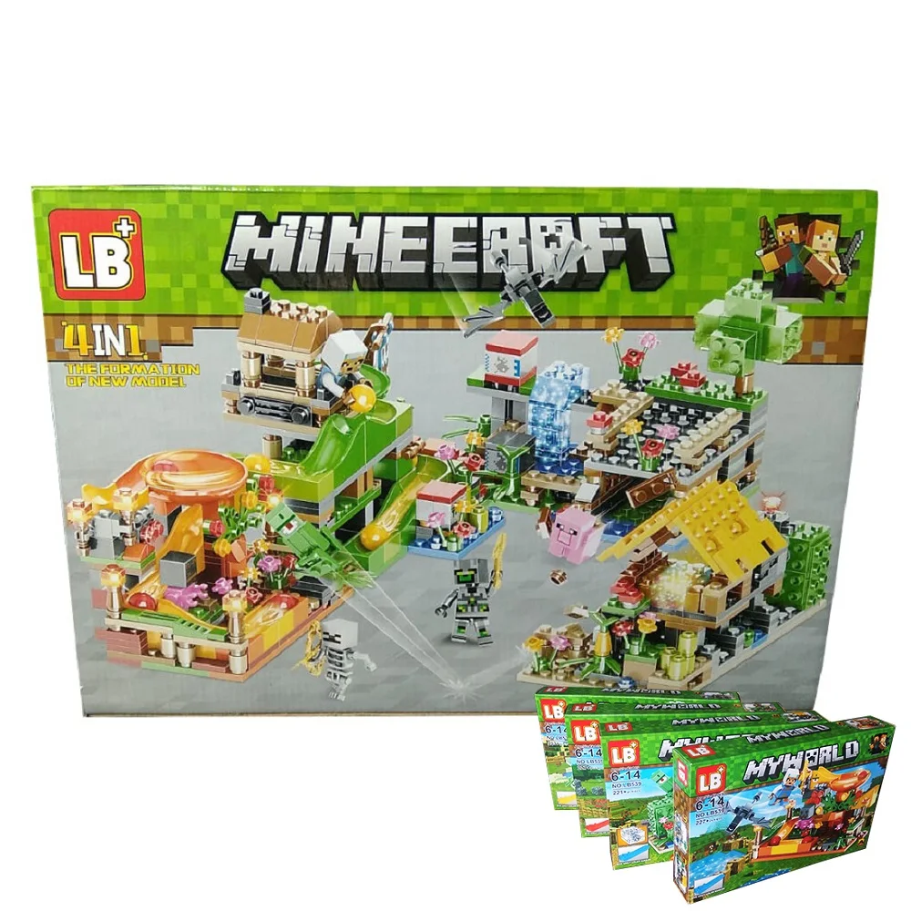 Конструктор Minecraft My World Игрушки для детей Майнкрафт совместим с Лего. Развивающие