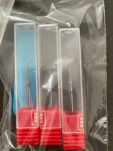 Brocas de carburo de tungsteno de doble cara, accesorios eléctricos para manicura, 1 Uds.