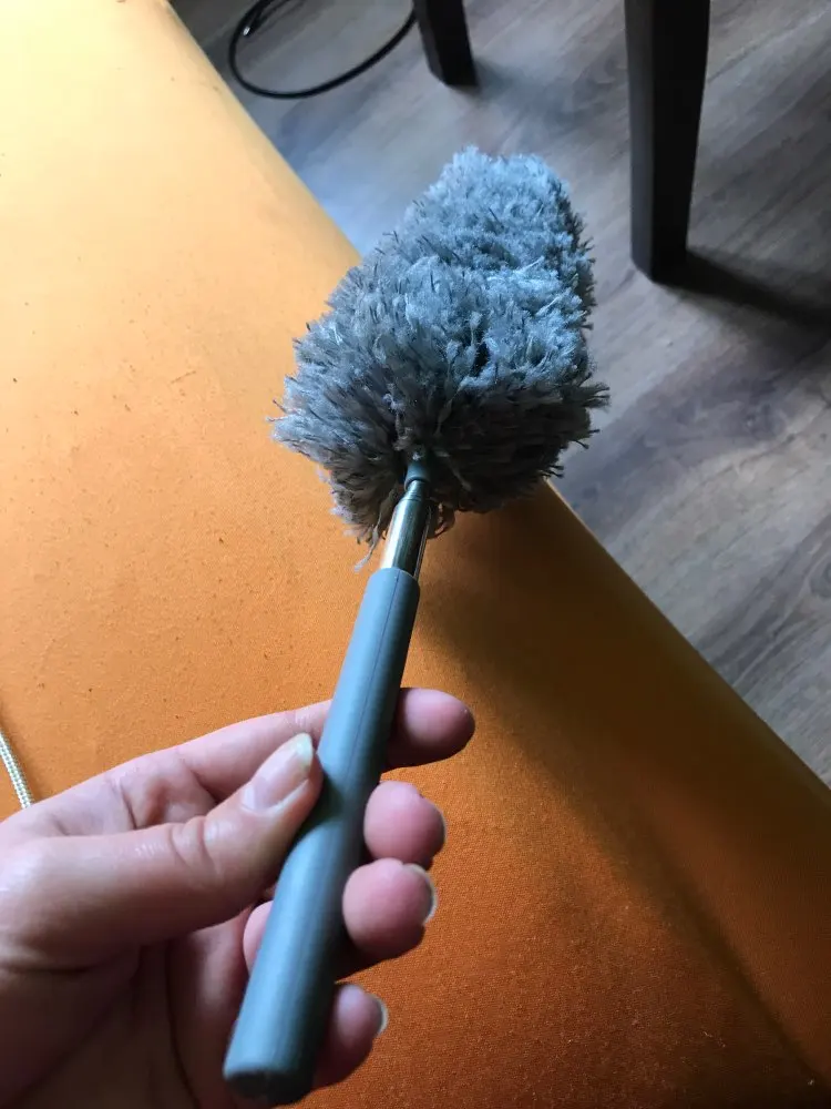 Adjustable Stretch Extend Microfiber Feather Duster Household Dusting Brush 