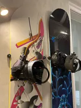 Colgador de monopatín para Snowboard, estante de montaje en pared para tabla de Snowboard desnuda, 4/PK