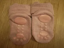 Calcetines de lana Coral antideslizante para bebé, calcetines cálidos y gruesos para recién nacidos, para interior