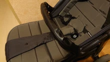 Cochecito cochecito accesorios de cuero de la PU de reposabrazos de cochecito de bebé funda protectora para reposabrazos cubiertas de sillas de ruedas