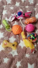 Pet-Toy Woven-Ball Small Animals Rubber Dog with Bell Novelty Dog-Favorite 1pcs Colorful