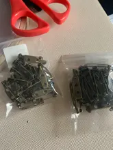 Clip de broche Chapado en 20 piezas, 20, 25 y 32mm, Base de bloqueo de seguridad en blanco, Base del broche para DIY, fabricación de joyas, accesorios de ropa al por mayor