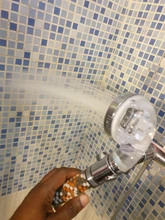 ZhangJi-Cabezal de ducha de alta presión ajustable, 3 modos, filtro reemplazable de turmalina, interruptor de ahorro de agua para ducha de SPA
