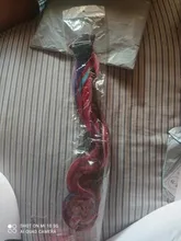 BENEHAIR-Pinzas para el pelo en extensiones de cabello, pinzas para el pelo sintético, color arcoíris resaltado, rosa, rojo y azul