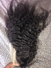 Peluca con malla frontal para mujer, cabello humano de 13x4 con ondas profundas, prearrancado con pelo de bebé, sin pegamento, Remy brasileño, peluca con malla frontal