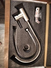 Frap-grifos de acero inoxidable para cocina, mezclador de un solo Mango, de un solo orificio, para fregadero, Y40107