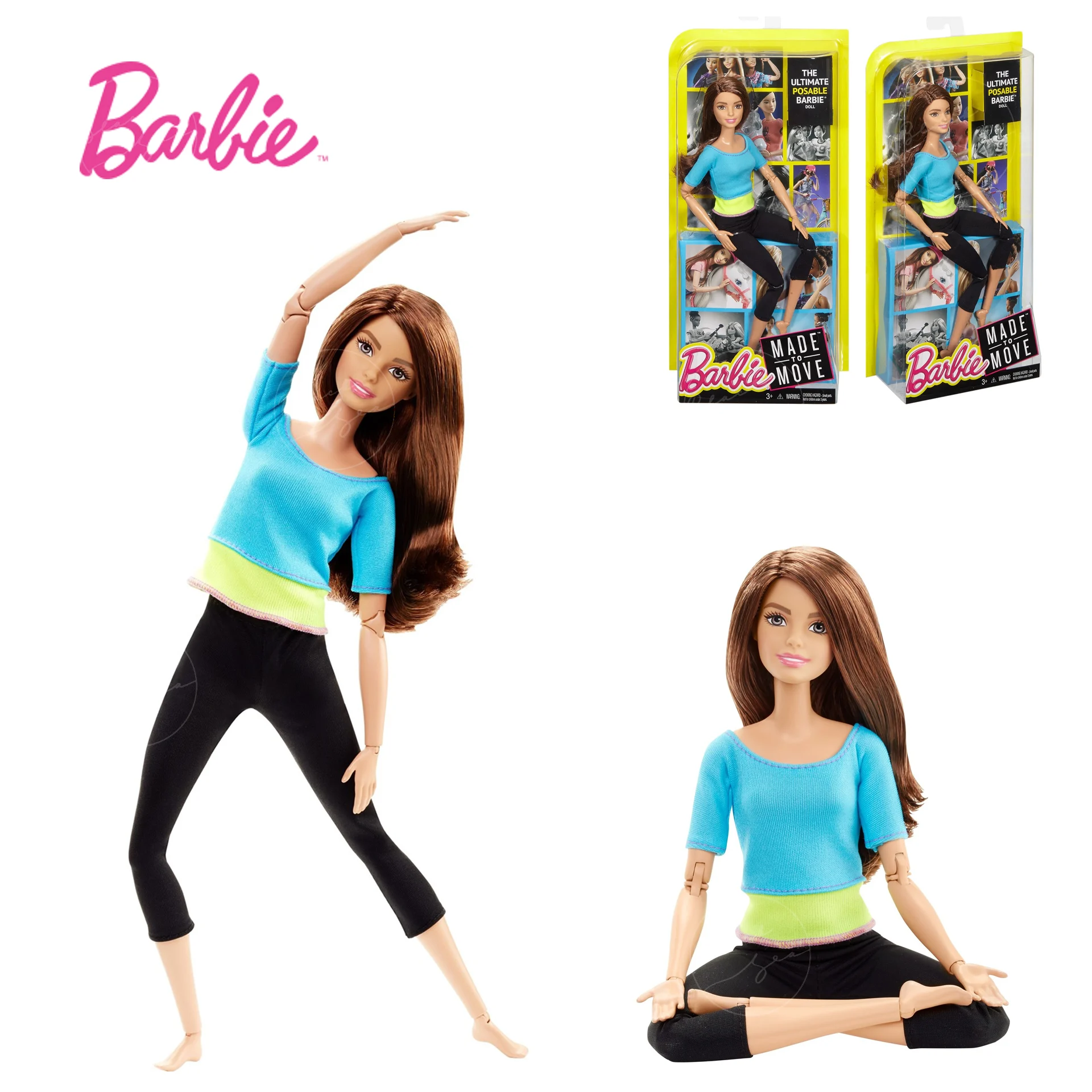 Original Barbie Made To Move Doll, Toy Yoga Dolls Flexible Movement Barbie Collector Toys For Girls Gift for _ - AliExpress Mobile