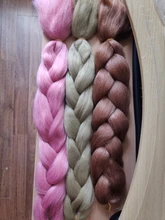 Pelo sintético trenzado de 24 pulgadas, pelo de Piano puro, fibra trenzada Jumbo, extensión de cabello Artificial de Color, estilo DIY