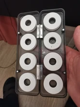 Caja de aparejos de pesca con placa de bobinado de espuma, 8/16 Uds.