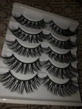 Pestañas postizas suaves 3D, pestañas largas y gruesas finas tupidas, hechas a mano, suaves, maquillaje para pestañas, herramientas de extensión, 5 pares
