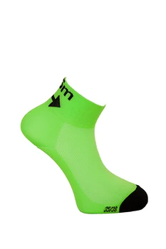 

Cycling socks "Respect 1,5m Green Fluor