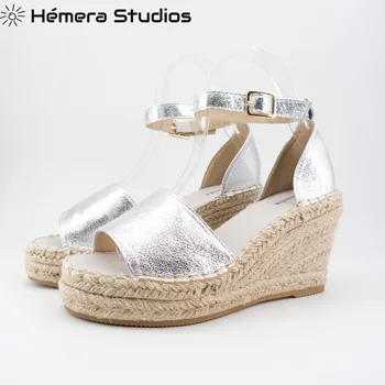 

WOMAN 2019 SUMMER-ESPARTOS PLATFORM-ESPARTO PLATFORM SANDALS CLOG BUCKLE