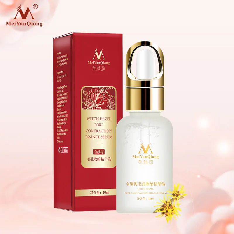 MeiYanQing Hamamelis сужающая поры эссенция эффективно чистая пора Отшелушивающий отбеливает кожу пополняет кожу влагой усадочная поры