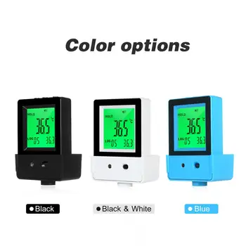 

IR Infrared Thermometer Wall-mounted Temperature Measurement Gauge Non-contact Automatic Smart IR Induction 10 Language Voice