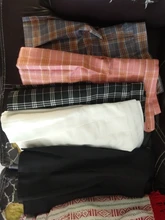 Falda plisada de talla grande para mujer, minifalda estilo Harajuku Preppy, unicolor, uniformes de Escuela Japonesa, Kawaii, gris y azul